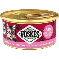 Voskes pâtée de poulet et poisson pour chat