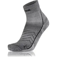 Lowa Chaussettes de Randonnée Lowa Unisexe ATS Light Hiking Chaussettes Multi Grey-Taille 47- 48