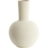 Light & Living Vase Ulloa - Blanc - Ø34cm - Céramique - Moderne - Vase à fleurs - Décoration intérieure - Vase décoratif pour le salon ou la chambre à coucher