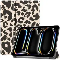 IMoshion Coque tablette Design Trifold Apple iPad Pro 13 (2025) M5 / (2024) M4 - Leopard