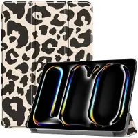 IMoshion Coque tablette Design Trifold pour Apple iPad Pro 11 (2025) M5 / (2024) M4 - Leopard