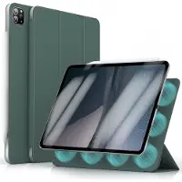 IMoshion Magnetic etui de téléphone portefeuille pour Apple iPad Pro 11 (2025) M5 / (2024) M4 - Vert foncé