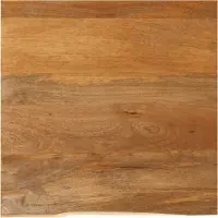 vidaXL Dessus de table à bord vivant 40x40x3,8 cm bois massif manguier