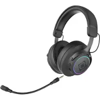 Deltaco Gaming DH440, Avec et sans fil, Gaming, 20 - 20000 Hz, 263 g, Casque, Noir