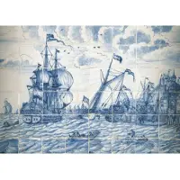 Puzzelman Tableau de carreaux avec bateau (Rijksmuseum) (1000)