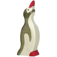 Holztiger PINGOUIN EN BOIS, petit, tête haute