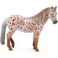Collecta XL figurine tachetée de jument poney anglaise, peinte à la main