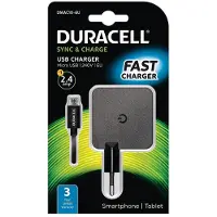 Duracell Chargeur mural de téléphone/tablette 2.4A (1 pcs, Piles rechargeables + chargeur)