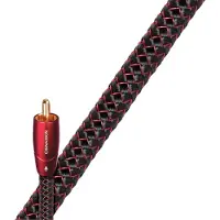 AudioQuest Câble digital coaxial Cinnamon 1,5 m Noir et rouge