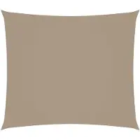 vidaXL Voile de parasol tissu oxford rectangulaire 2x2,5 m taupe