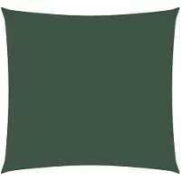 vidaXL Voile de parasol tissu oxford carré 4,5x4,5 m vert foncé