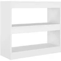 vidaXL Bibliothèque/Séparateur de pièce Blanc 80x30x72 cm