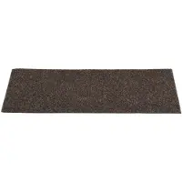 vidaXL Tapis d'escalier autocollants 15 pièces 60 x 25 cm Marron foncé Rectangulaire