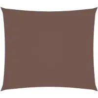 vidaXL Voile de parasol tissu oxford rectangulaire 2x2,5 m marron