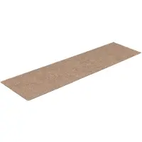 vidaXL Tapis d'escalier autocollants 15 pièces 76 x 20 cm Marron clair Rectangulaire