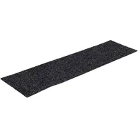 vidaXL Tapis d'escalier autocollants 15 pièces 76 x 20 cm Gris Rectangulaire