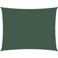 vidaXL Voile de parasol tissu oxford rectangulaire 2,5x3,5m vert foncé