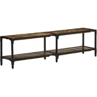vidaXL Armoire TV 150x30x41 cm Vieux bois massif