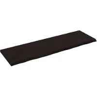 vidaXL Étagère murale marron foncé bois chêne massif traité