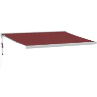 vidaXL Store automatique rouge bourgogne 400x300 cm
