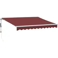 vidaXL Store automatique rouge bourgogne 300x250 cm