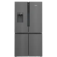 Siemens iQ500 KF96DAXEA frigo américain Pose libre 574 L E Noir, Acier inoxydable