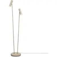 It's About Romi - Lampadaire Havana - Gris - 30x30x162cm pour salon, chambre à coucher