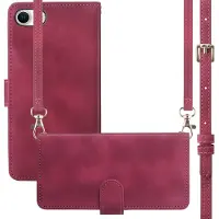 IMoshion Etui de télephone portefeuille avec cordon Apple iPhone SE (2022 / 2020) / 8 / 7 - Rouge