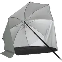 VirtuFit Parasol de plage avec pare-brise