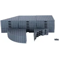 Lemax STRADA GRIGIA - PLAZA SYSTEM GREY 32 PEZZI COD 64099 VILLAGE PRESEPE
