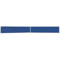 vidaXL Marquise latérale extensible 170x1200 cm Bleu