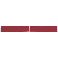 vidaXL Marquise latérale extensible 170x1200 cm rouge
