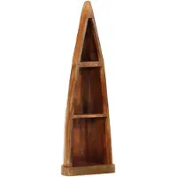 vidaXL Étagère look bateau 39x27x127 cm Vieux bois massif