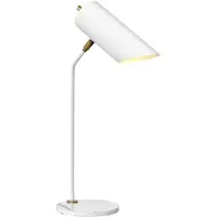 ELSTEAD Lampe de bureau en laiton blanc Quinto E27 8W Elstead spotlight
