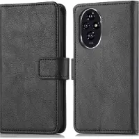 IMoshion Étui de télephone portefeuille de luxe Honor 200 Pro - Noir