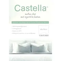 Castella Protège-Oreiller Castella Molton Taie d'Oreiller-60 x 70 cm