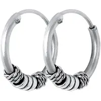 Lucardi Boucles d'oreilles argent
