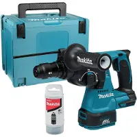 Makita DHR243ZJ Perforateur Burineur Sans-fil - 18V Li-ion - SDS-plus - Machine Seule - Mandrin Serrage Rapide - MAKPAC - Brushless
