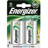 Energizer Power Plus Akku NiMH D (HR20) 1.2V 2500mAh (2er Blister)