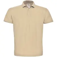 B&C PUI10 | Top polo homme - couleur : sable - taille : M