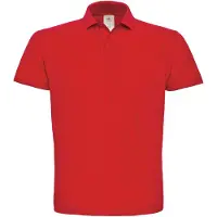 B&C PUI10 | Top Polo Hommes - Couleur : Rouge - Taille : M