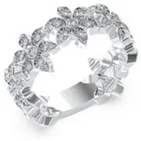 GUESS - JUBR04148JWRH52 - Bague - Femmes - Acier inoxydable et Zirconia - Taille 52