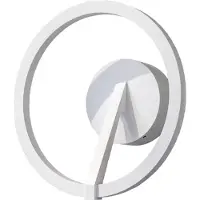 Artdelight Applique murale blanche Oregon Design élégant