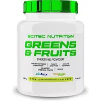 Scitec Nutrition Greens & Fruits poudre pour la préparation de boisson aux vitamines saveur Pear-Lemon Grass 600 g