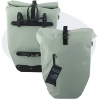 Voltano Luxe Fietstas 28L - Bagage simple - Vert menthe - 100% étanche - Avec bandoulière