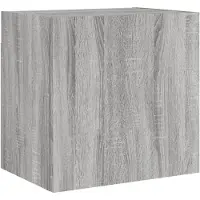 vidaXL Armoire TV murale Gris Sonoma 40,5x30x40 cm Matériau dérivé du bois