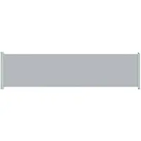 vidaXL Garden Screen ausziehbar 600x160 cm Grau