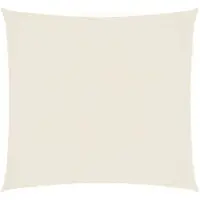 vidaXL Voile d'ombrage Oxford Tissu Carré 4,5x4,5 m Crème