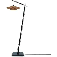 Good&Mojo BALI 4412, noir, lampe sur pied, Good & Mojo