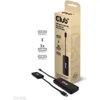 Club 3D Club3d CLUB3D Hub de données USB Type-C à 4 ports 10G avec chargeur PD3.0